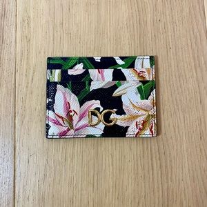 Dolce & Gabbana Floral Card Wallet